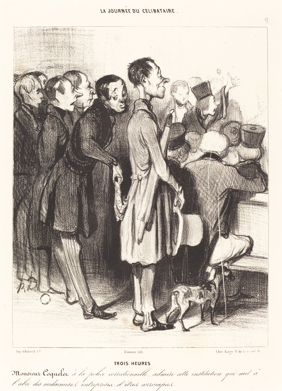 Tři hodiny od Honoré Daumier