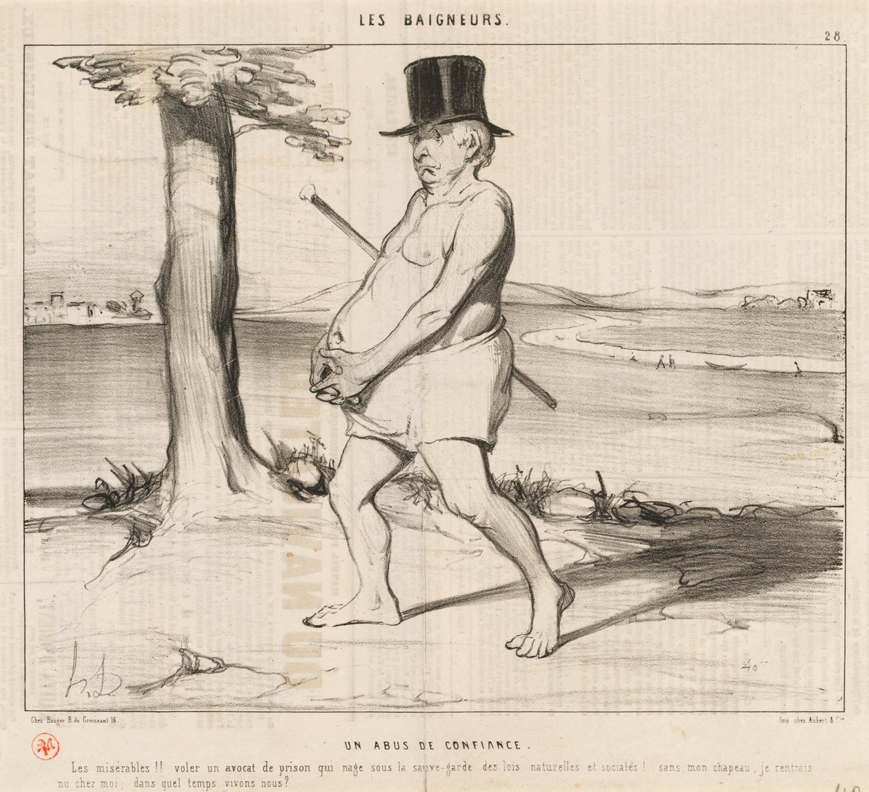 Porušení důvěry od Honoré Daumier