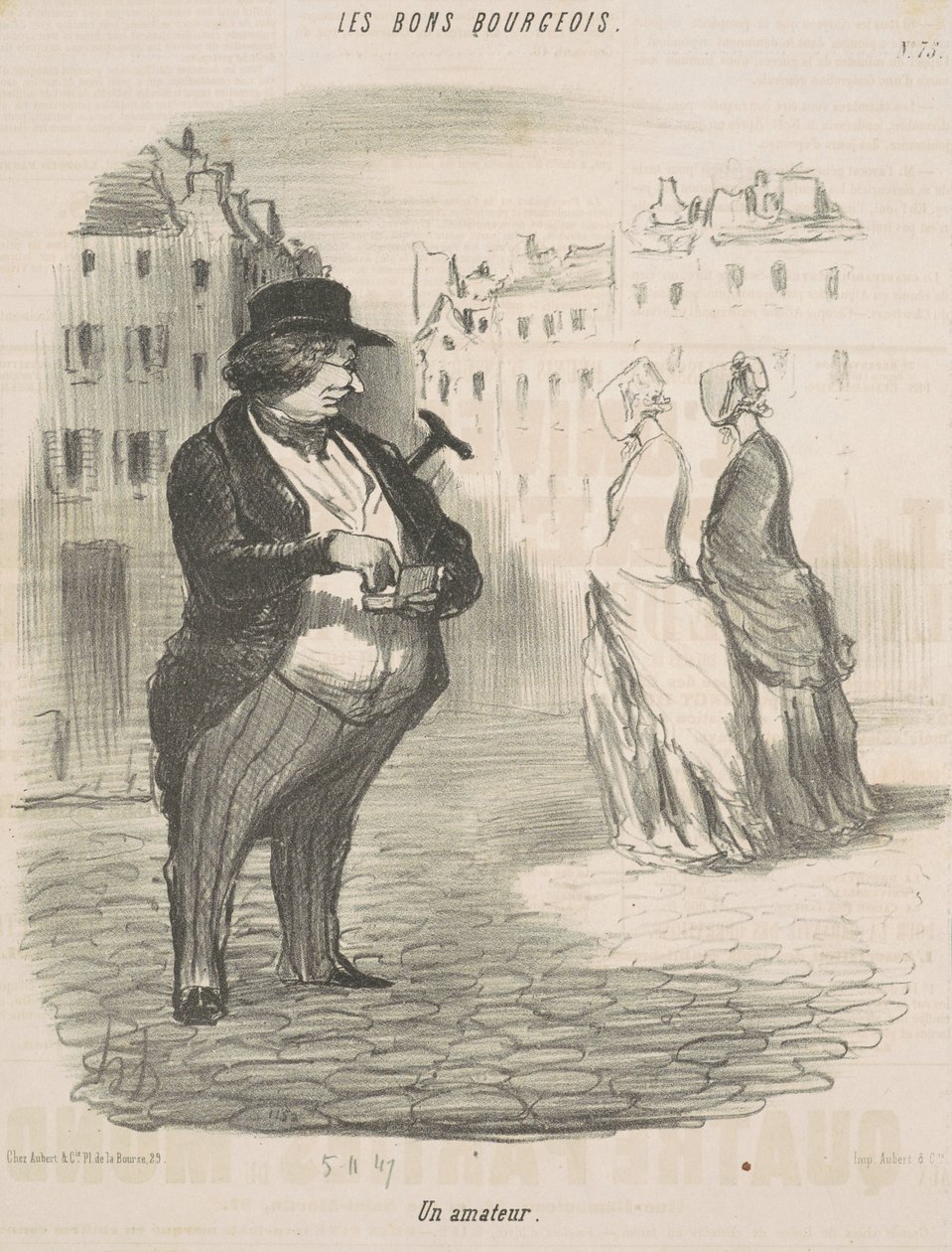 fanoušek od Honoré Daumier