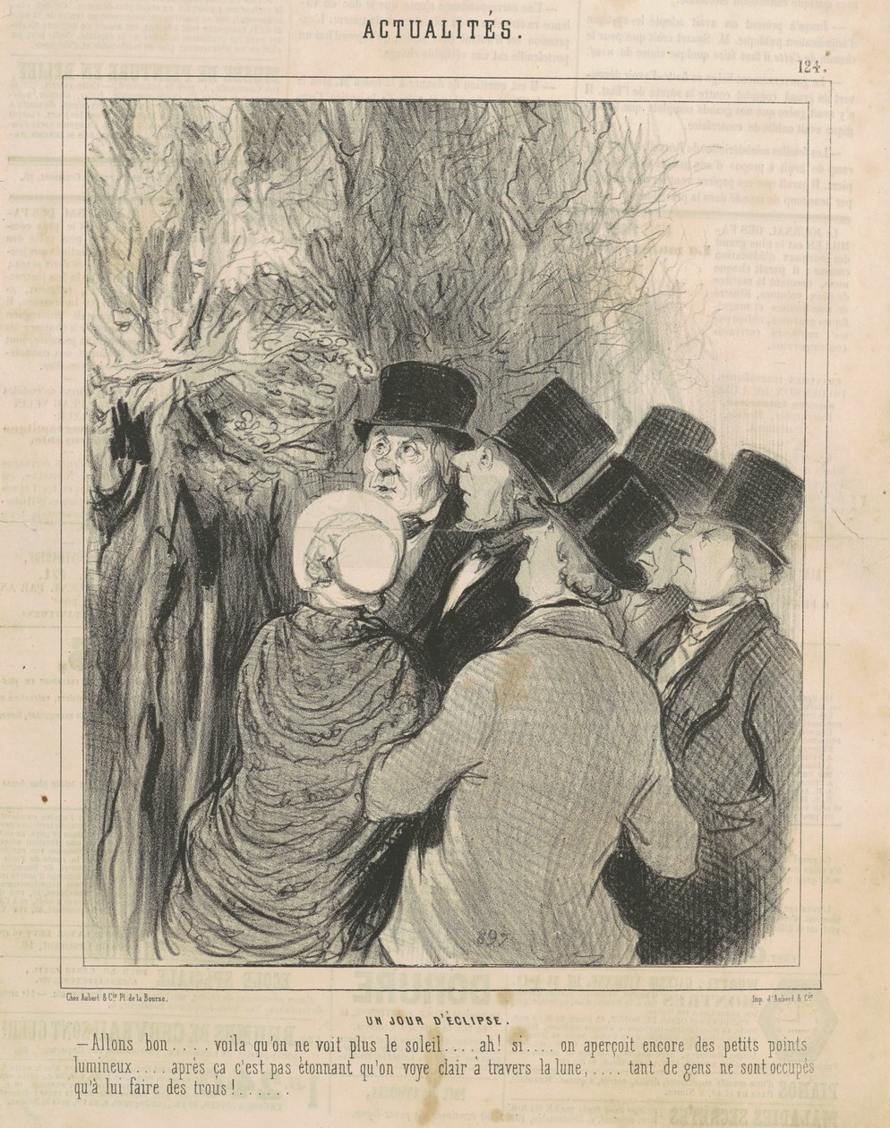 Jednoho dne zatmění od Honoré Daumier