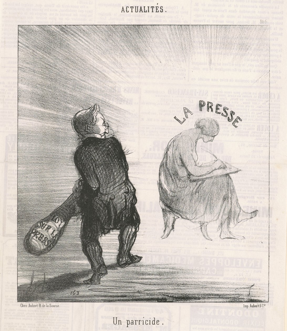 vražda od Honoré Daumier