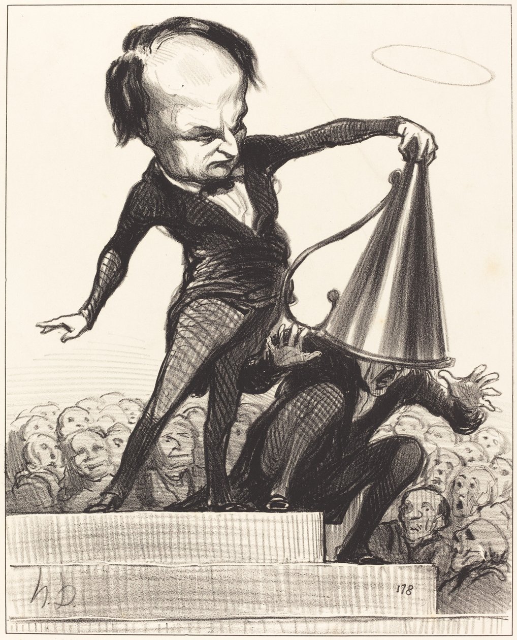 Jedna Sláva uhasí druhou od Honoré Daumier