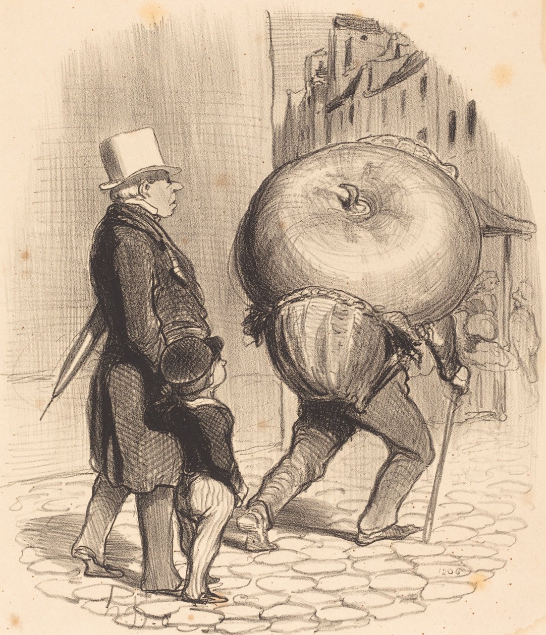 Lekce botaniky od Honoré Daumier