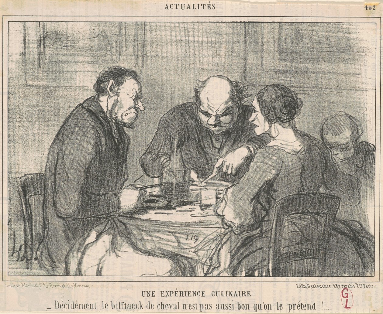 Kulinářský zážitek od Honoré Daumier