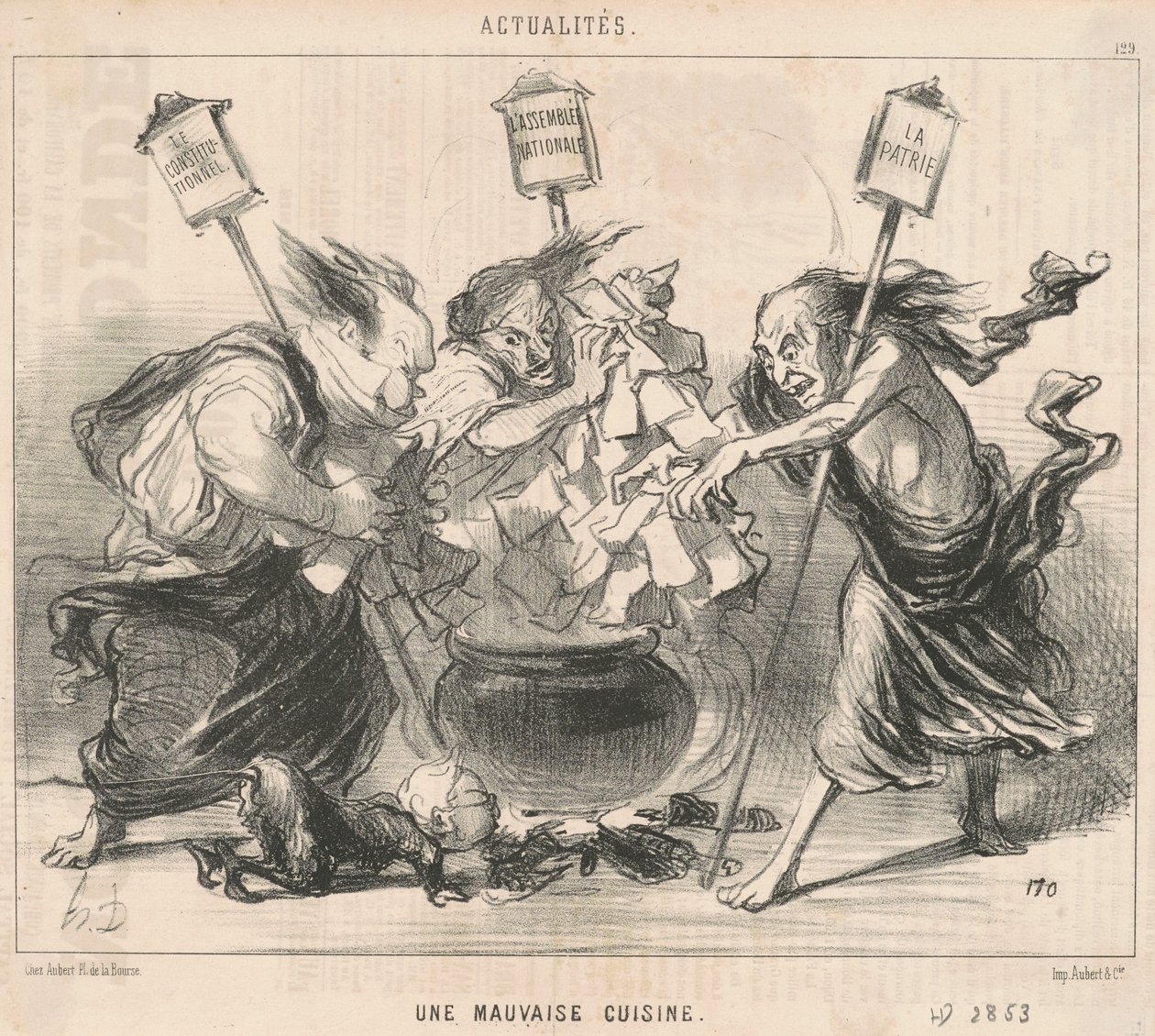 Špatná kuchyně od Honoré Daumier