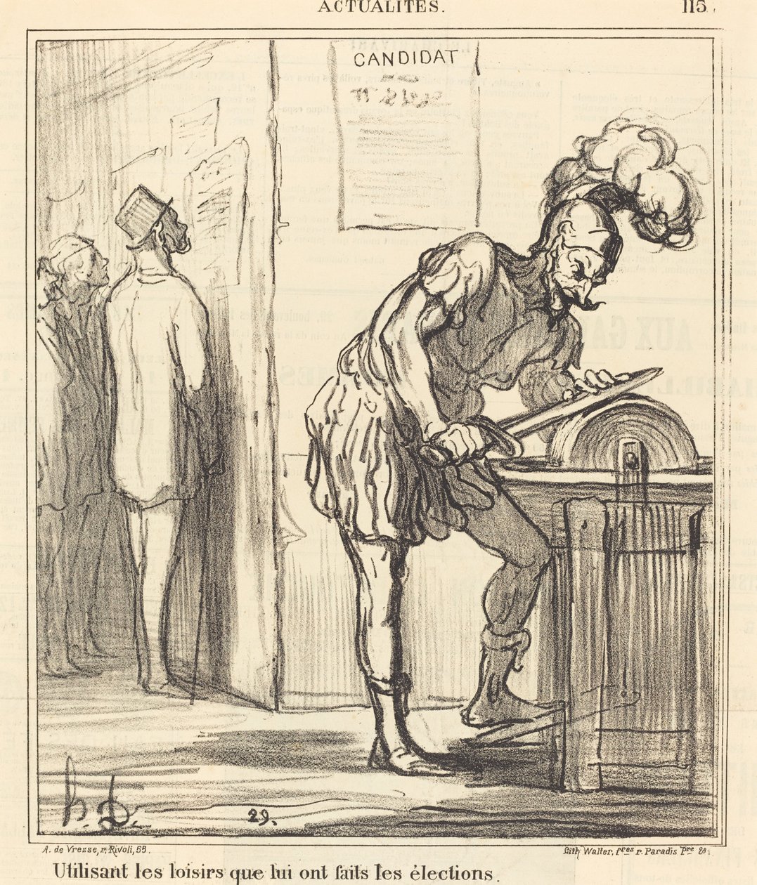 Využití volného času... od Honoré Daumier