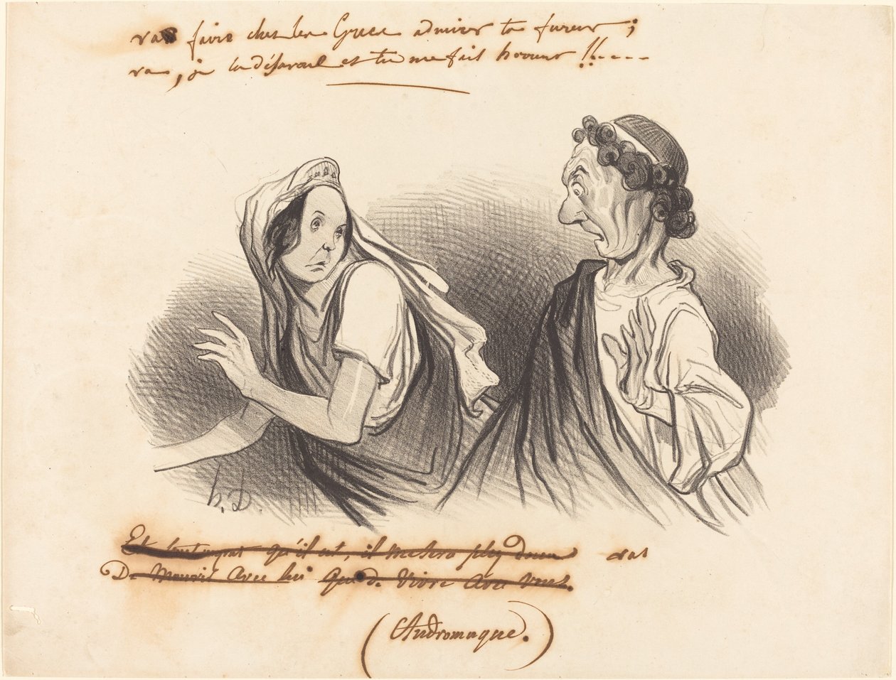 Jdi... obdivuj svou zuřivost... od Honoré Daumier