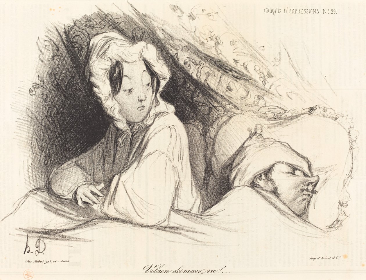 Nezbedný spáče, běž! od Honoré Daumier