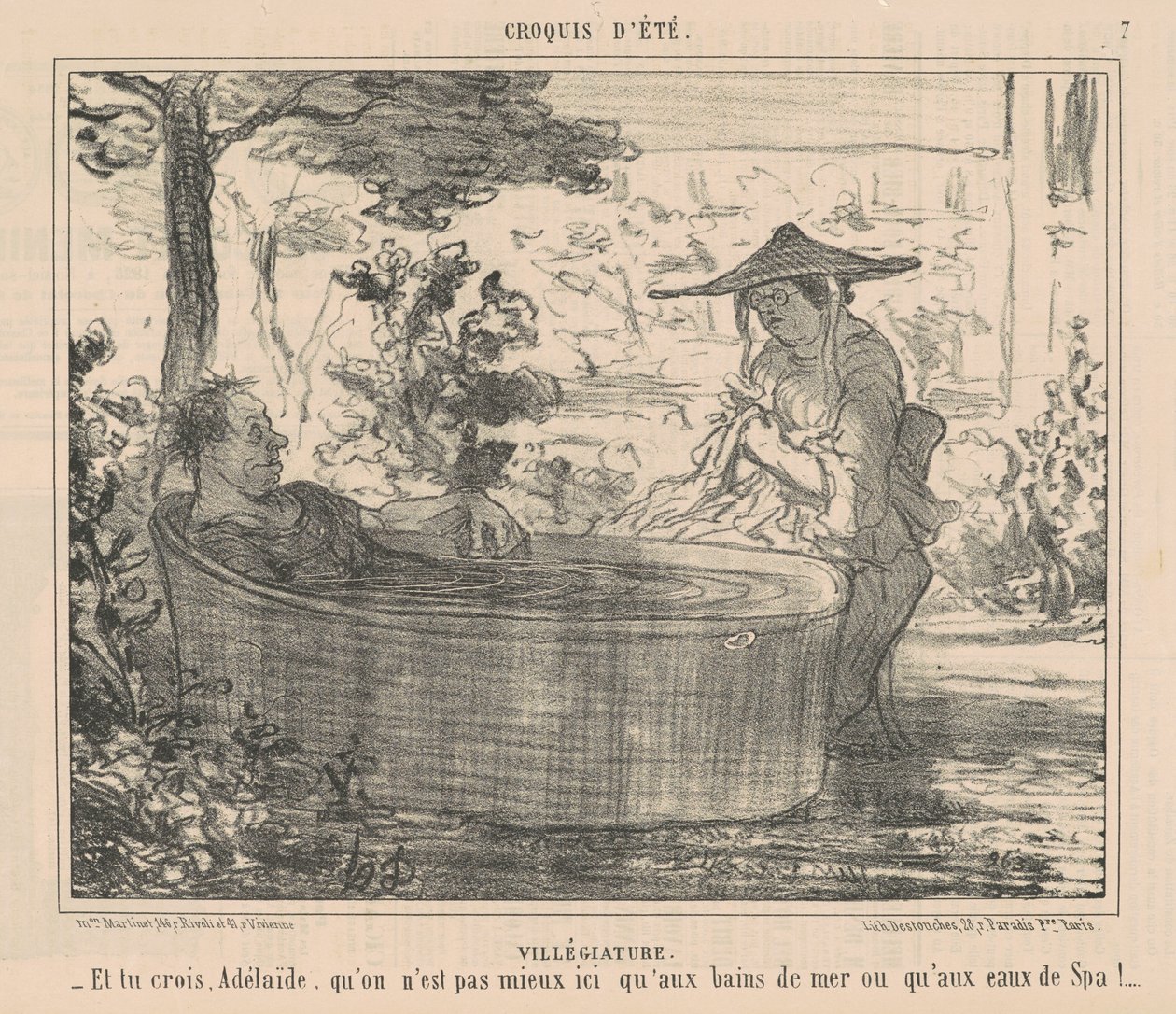 Letovisko od Honoré Daumier