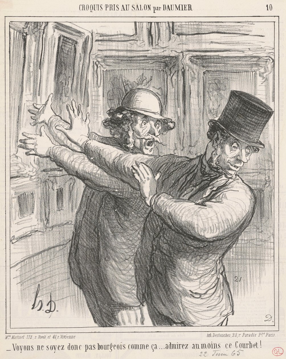 Pojďme se podívat... alespoň obdivovat tohoto Courbeta! ... od Honoré Daumier