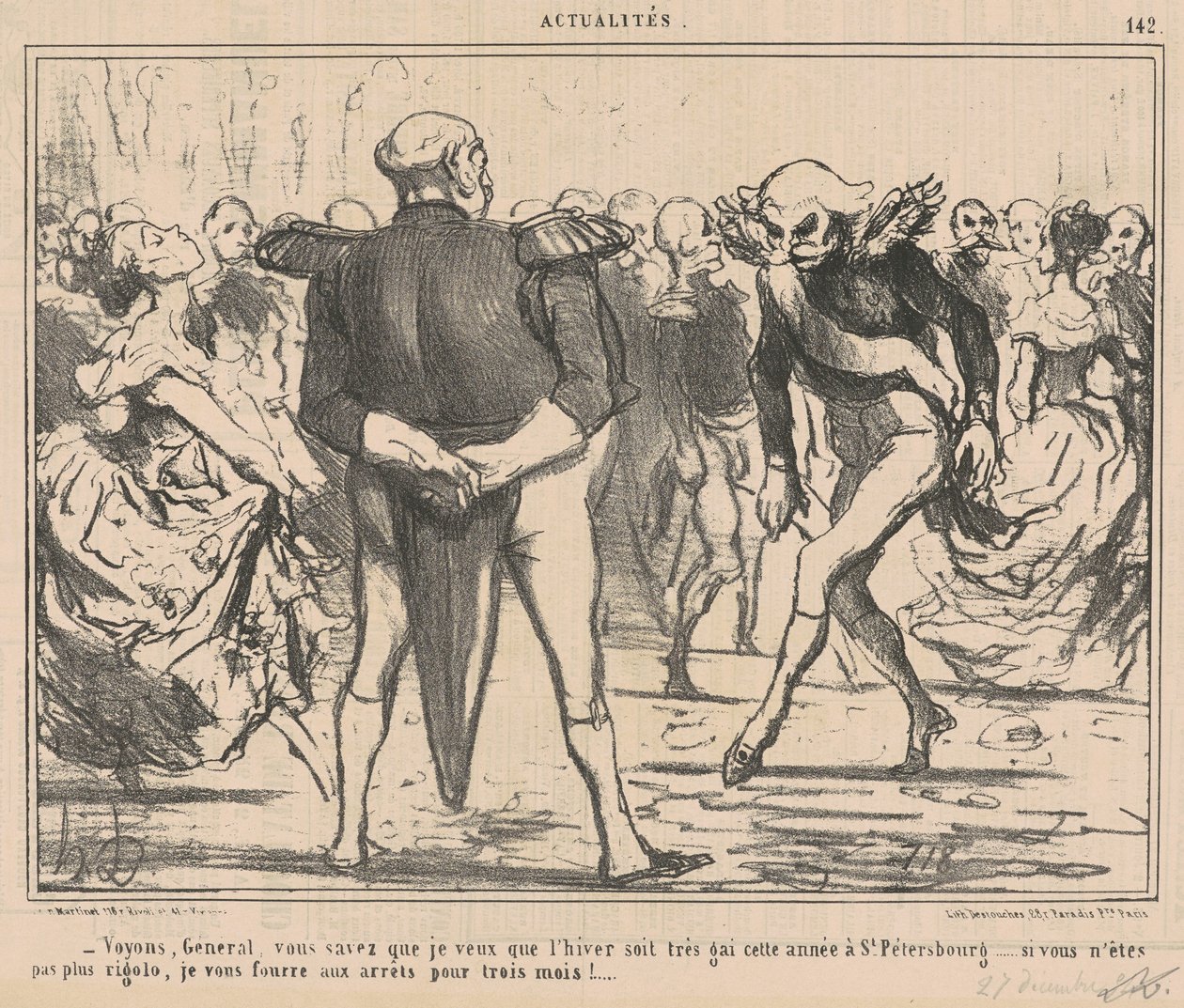 No tak, generále... od Honoré Daumier