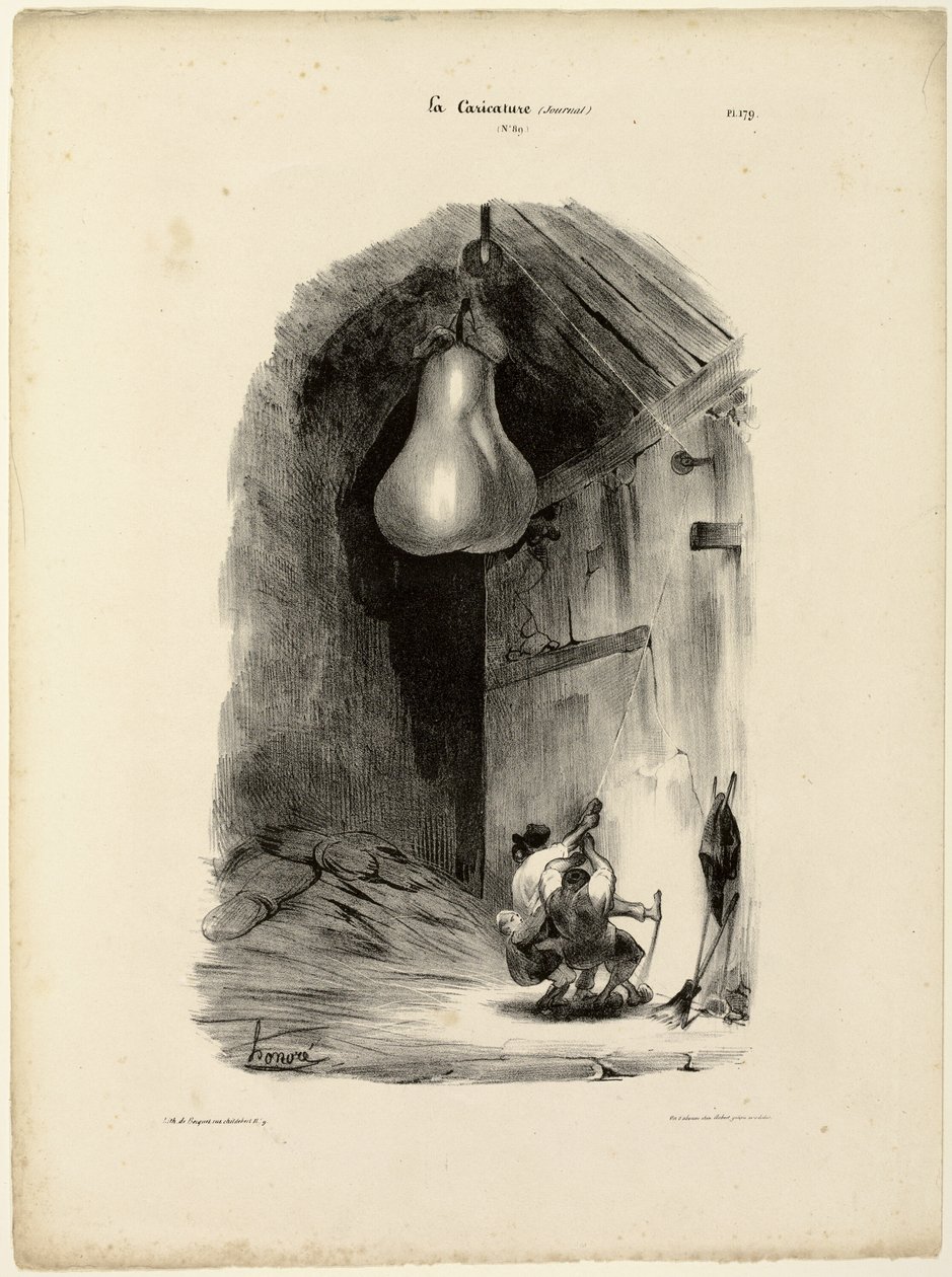 "Heave-ho!...Heave-ho! Heave-ho!," deska 179 od Honoré Victorin Daumier