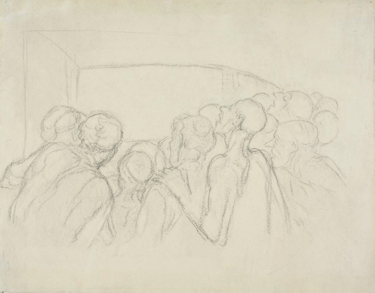 Diváci od Honoré Victorin Daumier