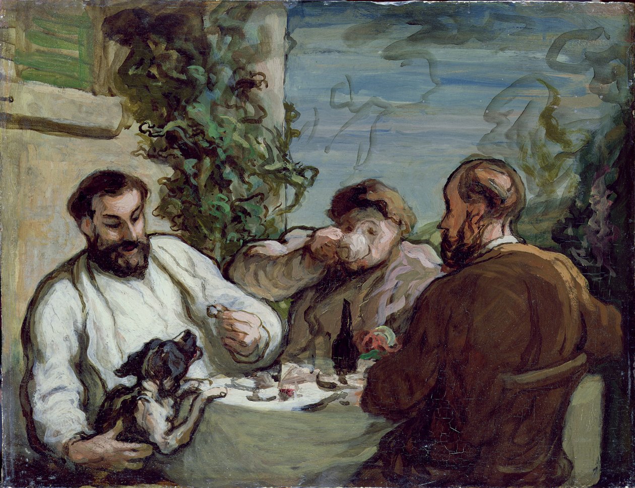 Oběd na venkově od Honoré Daumier