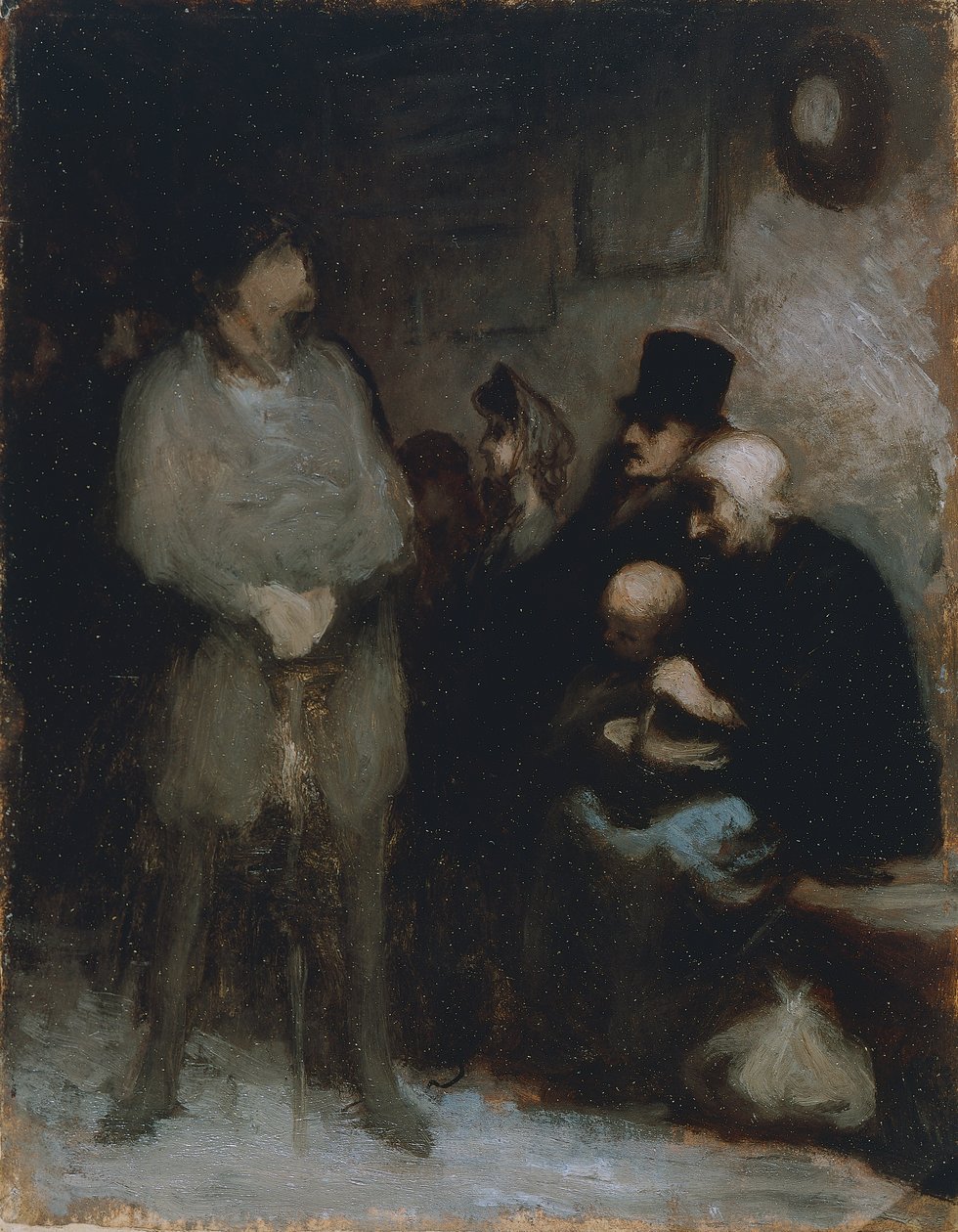 Čekárna od Honoré Daumier