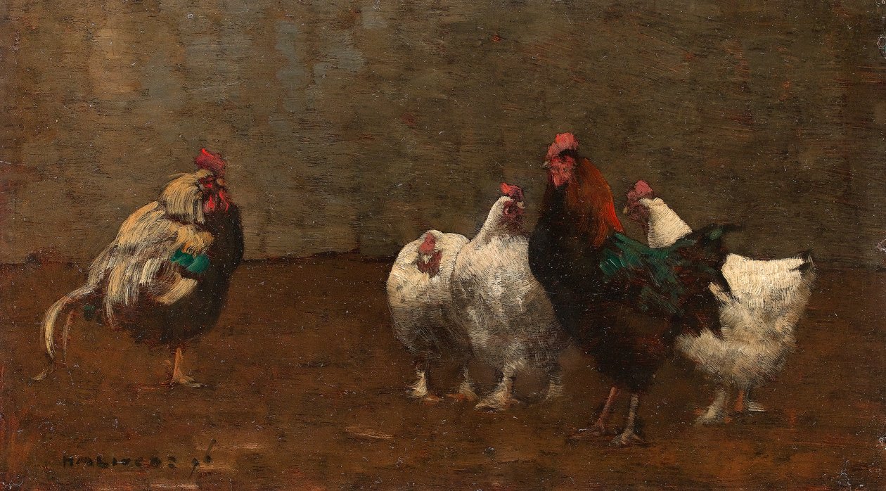 Fowls, 1896 od Horace Mann Livens