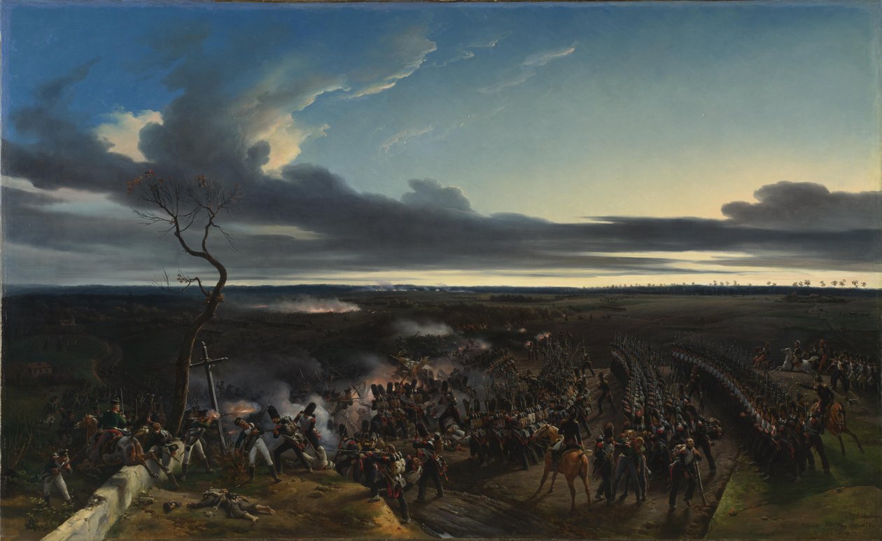 Bitva o Monmirail ve Francii, 11. února 1814 od Emile Jean Horace Vernet