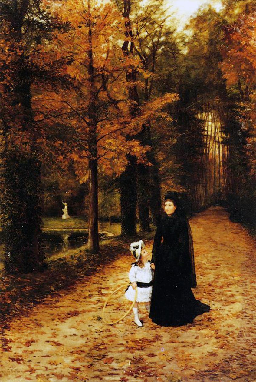 Procházka vdov, 1887 od Horace de Callias