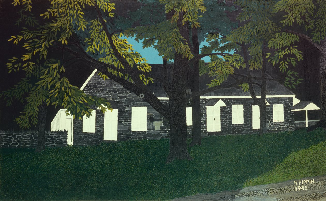Dům setkání přátel od Horace Pippin