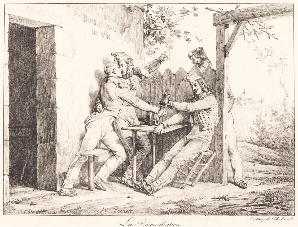 La Reconciliation od Emile Jean Horace Vernet