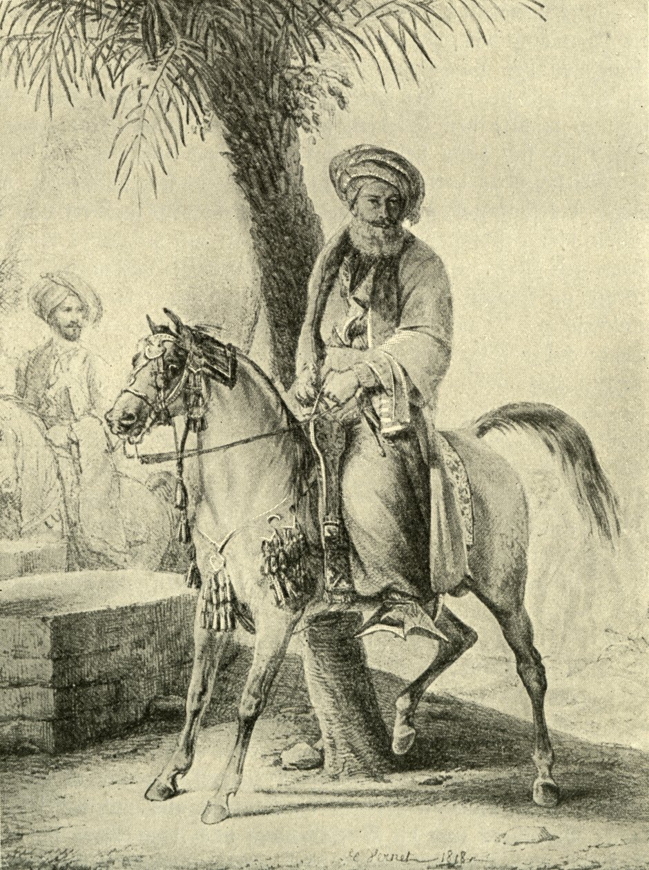 Muhammad Ali z Egypta - od Emile Jean Horace Vernet