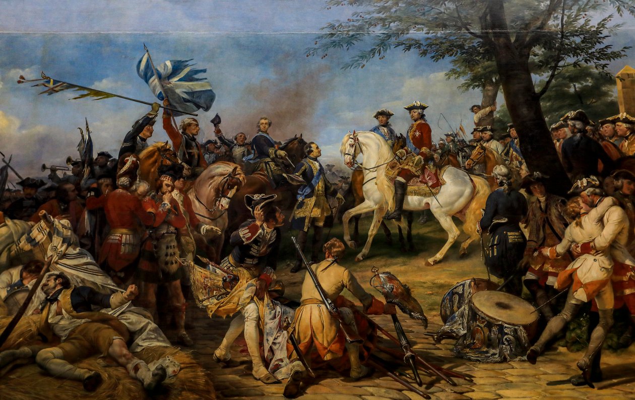 Bitva u Fontenoy od Horace Vernet