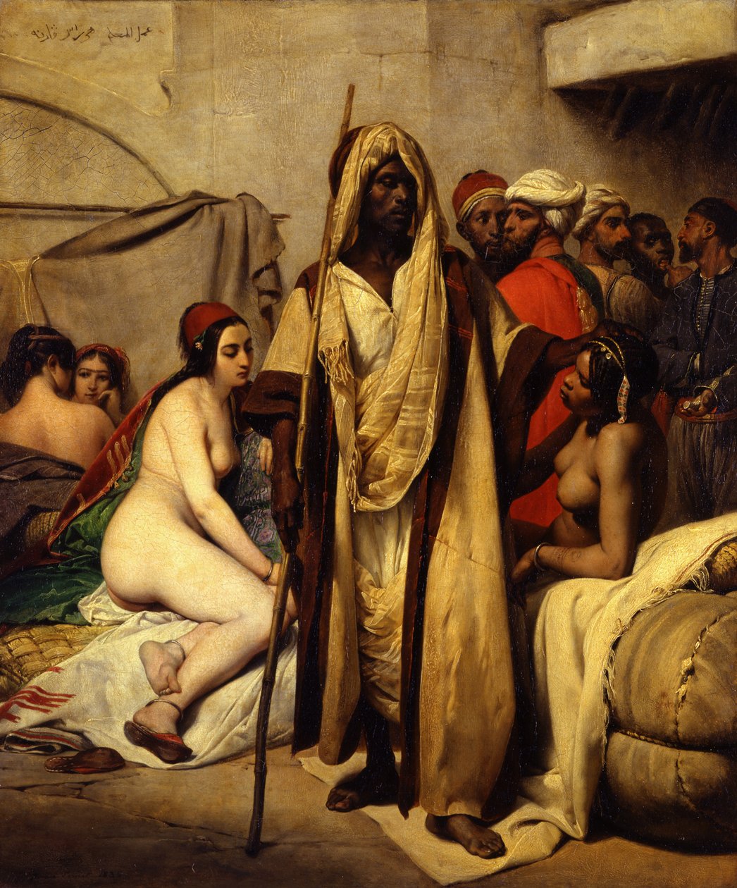Trh s otroky, 1836 od Emile Jean Horace Vernet