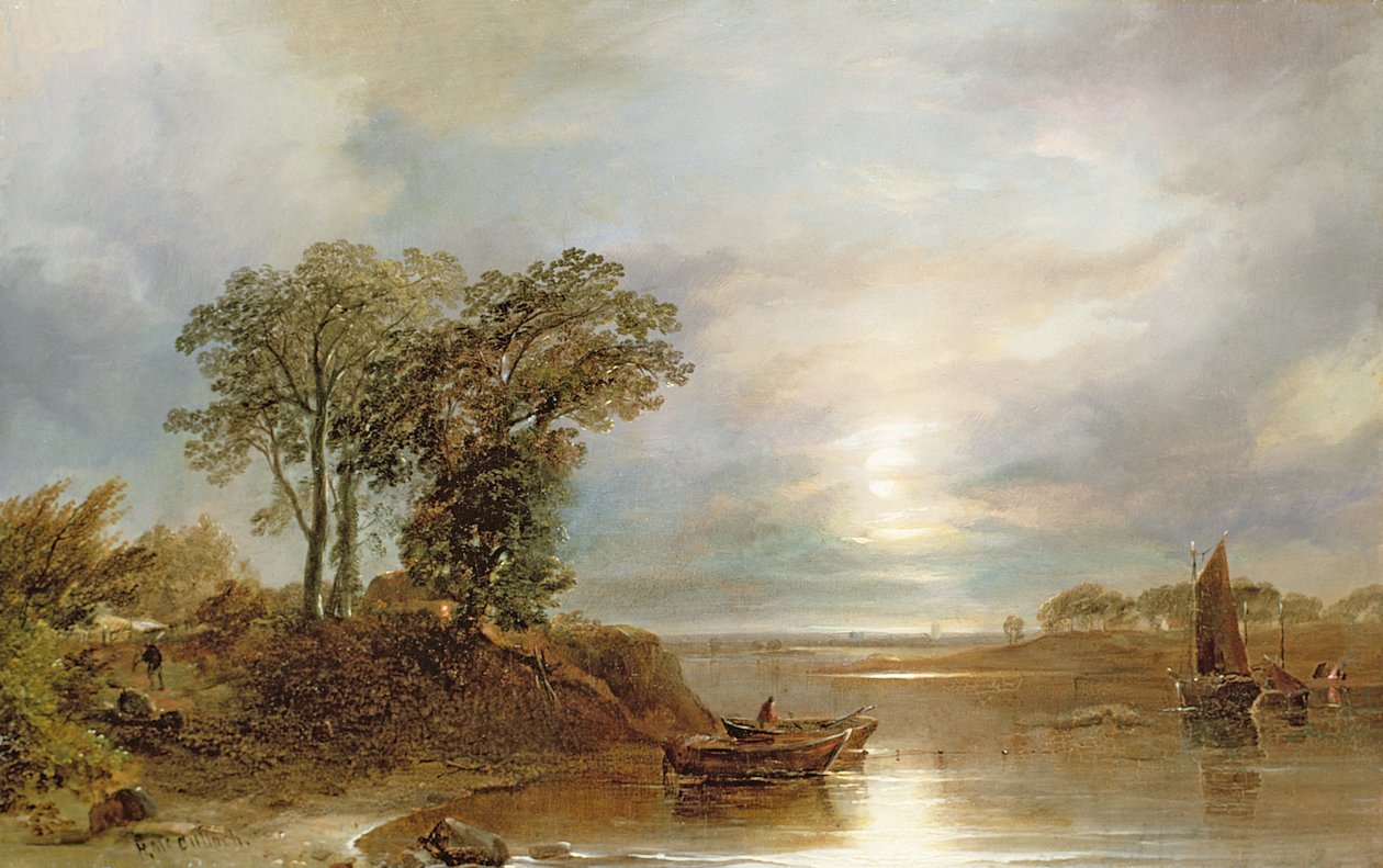 Sítě na lososy od Horatio McCulloch