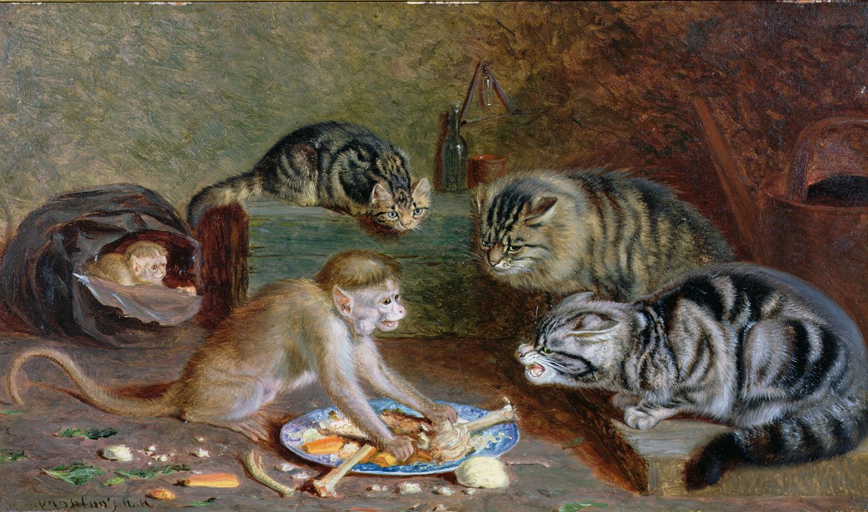 Monopoly (olej na panelu) od Horatio Henry Couldery
