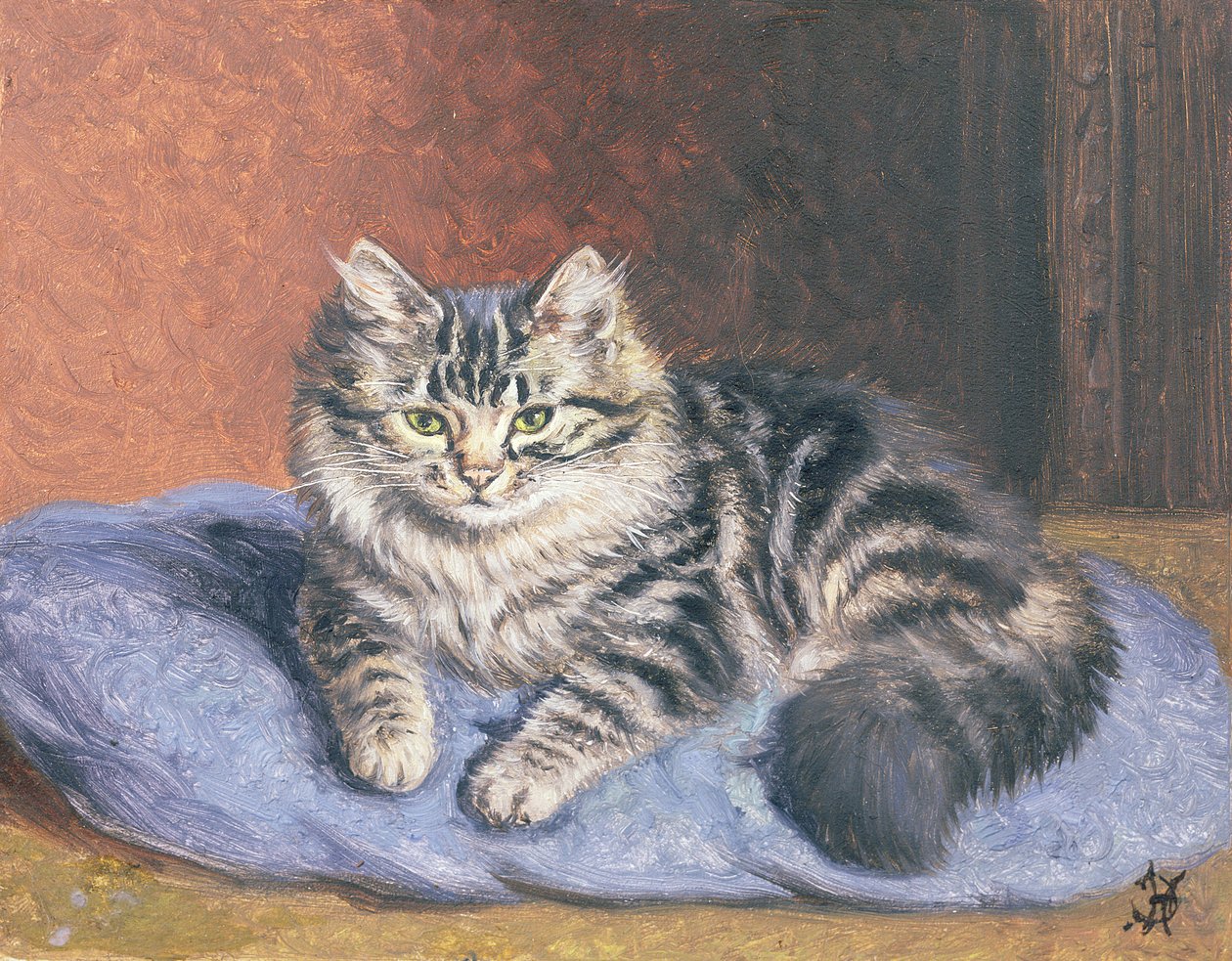 Modrý polštář od Horatio Henry Couldery