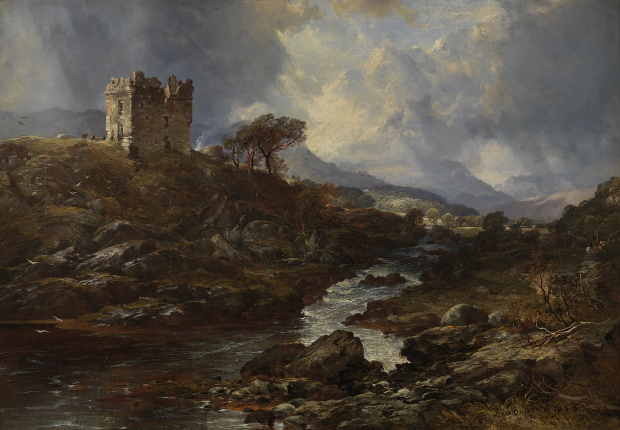 Hrad Kinlochaline od Horatio McCulloch