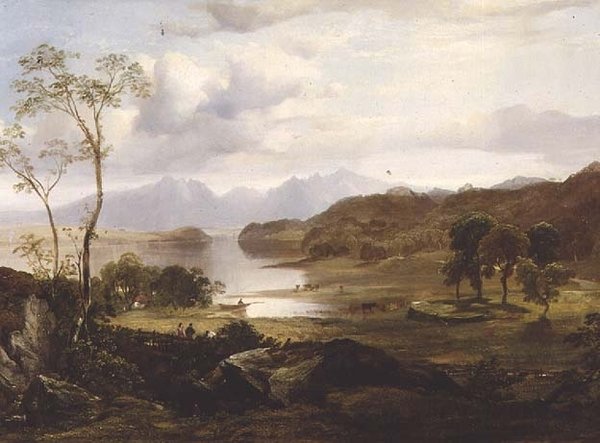 Loch Fad: Arran v dálce od Horatio McCulloch