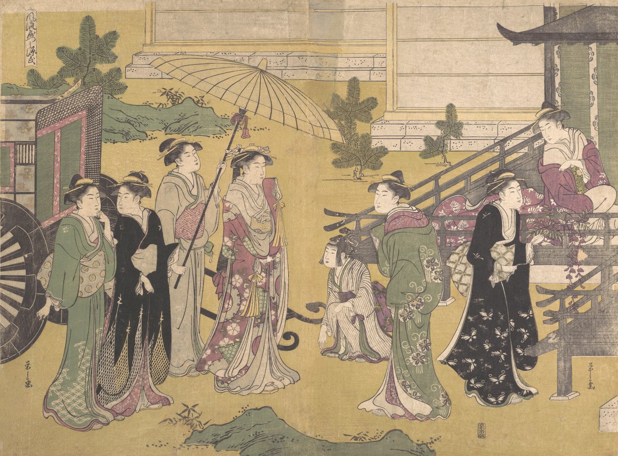 Jaká je zadní strana Fuji? 1790. od Hosoda Eishi