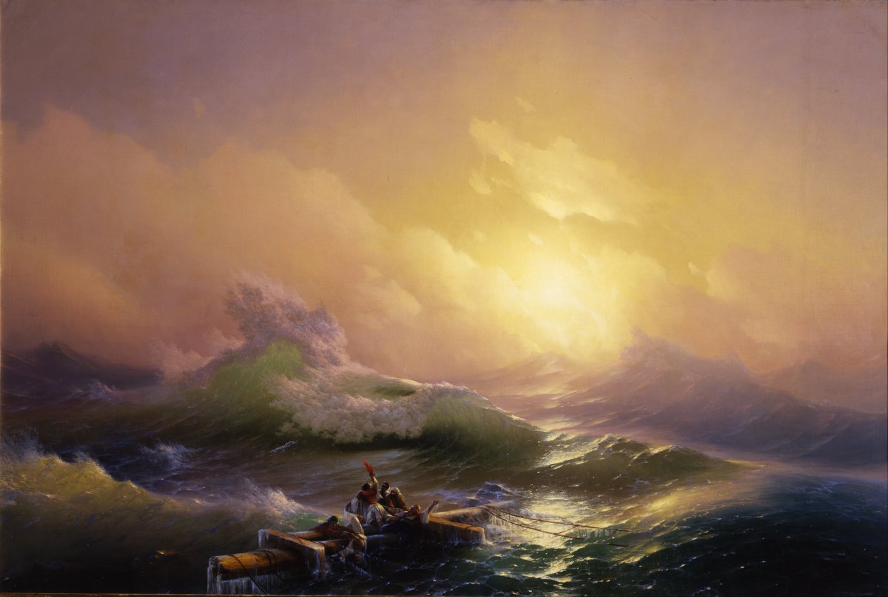 Devátá vlna od Hovhannes Aivazovsky