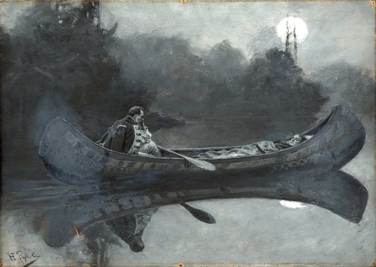 Zdálo se, že moje nenávist k němu náhle vzala křídla Zraněný nepřítel od Howard Pyle