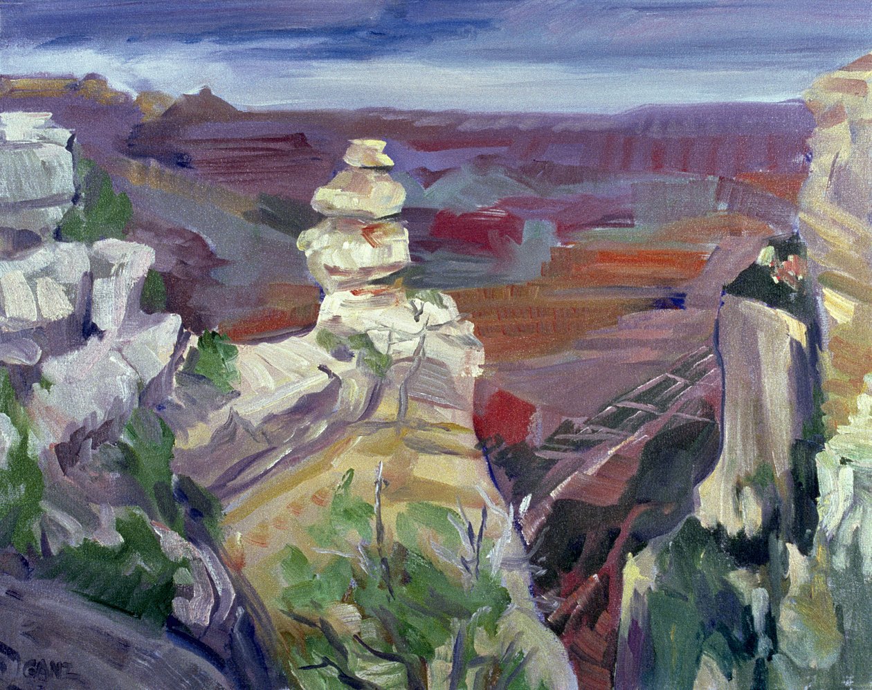 Famous Rock, Grand Canyon, 2000 od Howard Ganz