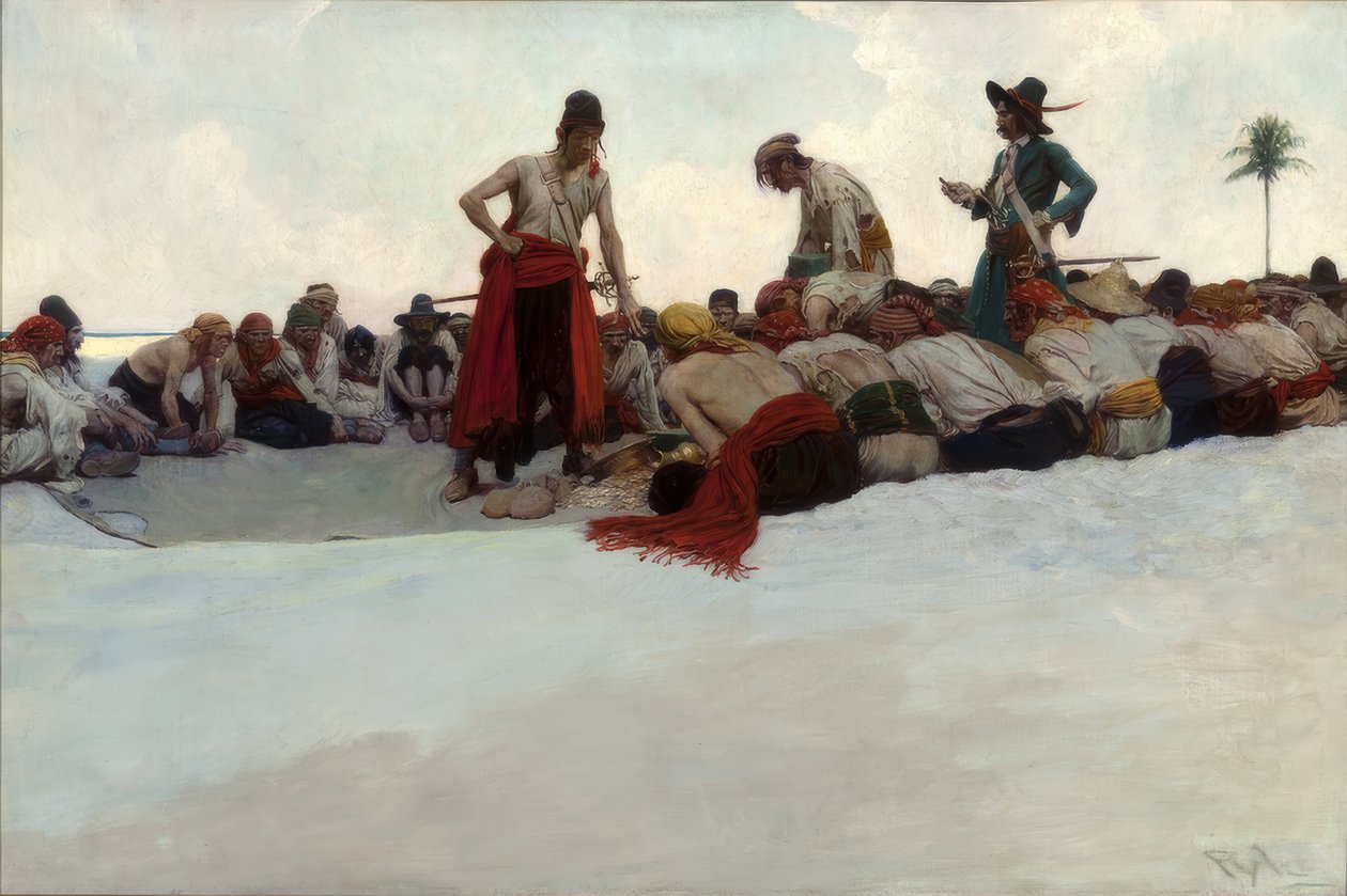 Tak byl poklad rozdělen od Howard Pyle