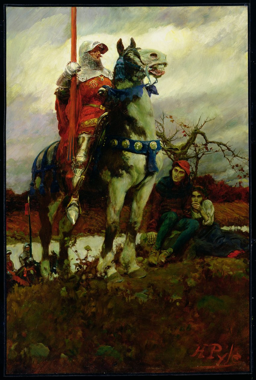 Příchod Lancasteru od Howard Pyle
