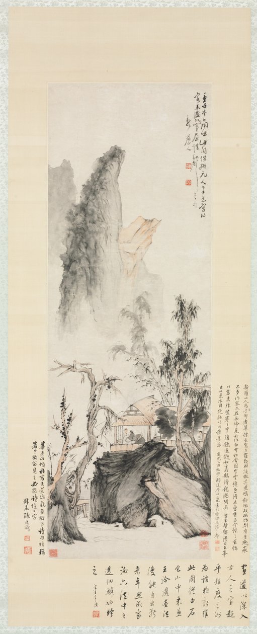 Rozhovor na podzim, 1732. od Hua Yan