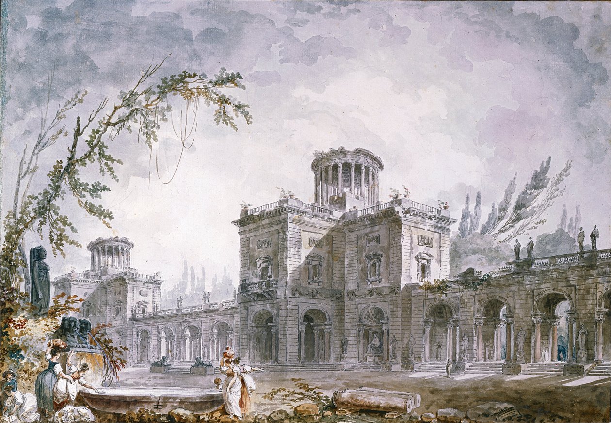 Architectural Fantasy, 1760 od Hubert Robert