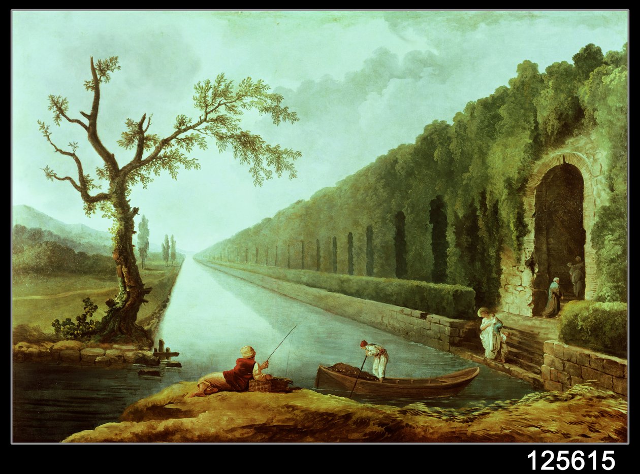 Kanál od Hubert Robert
