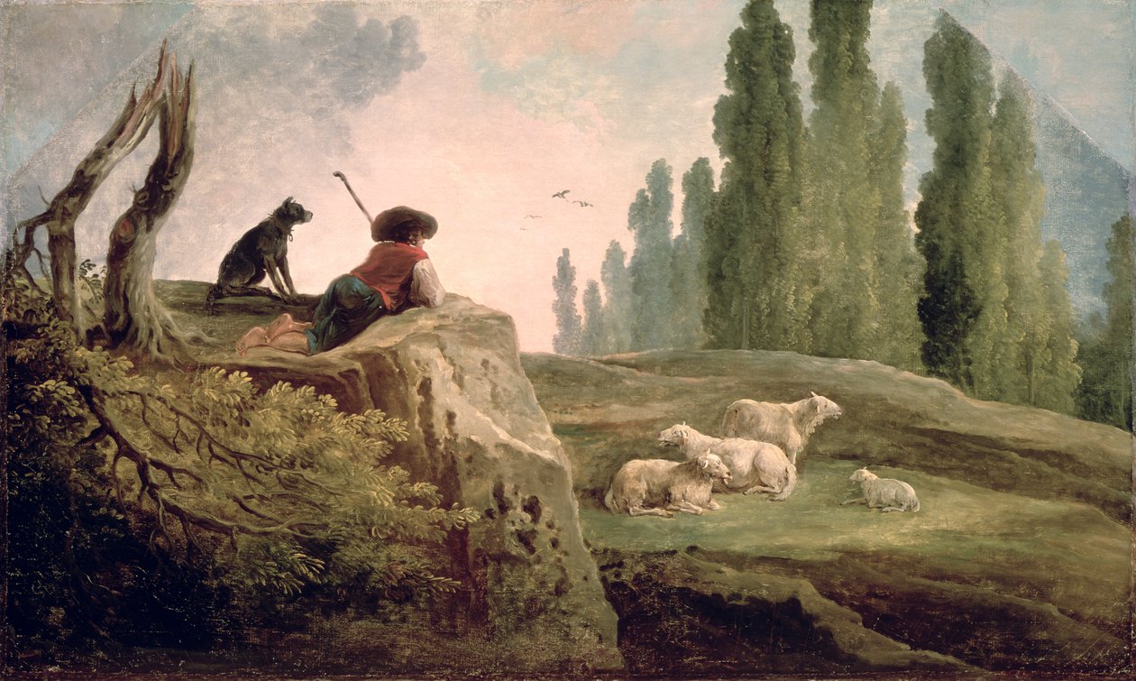 Pastýř od Hubert Robert
