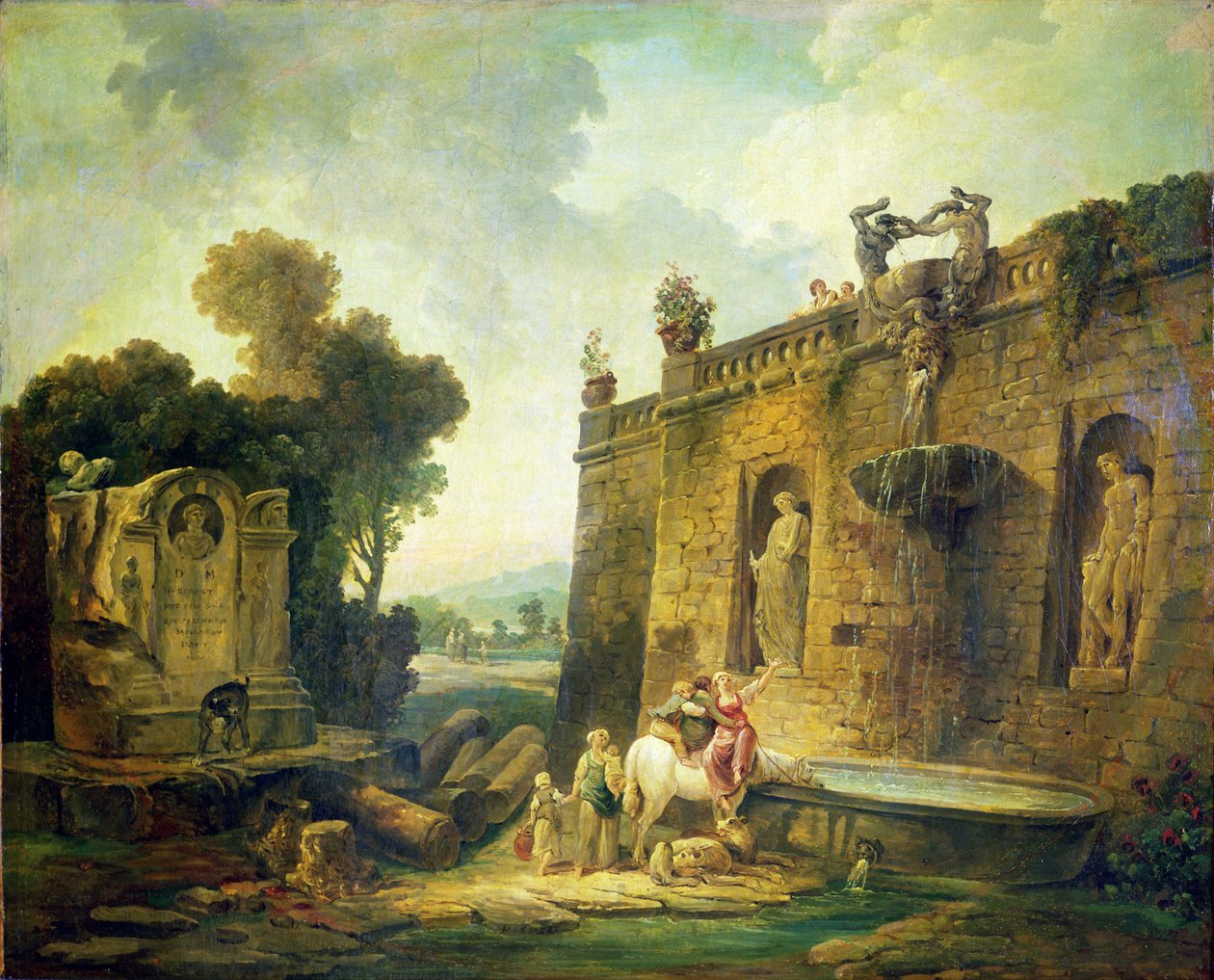 Napajedlo od Hubert Robert