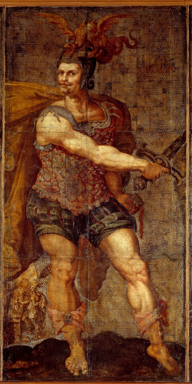 Tapiserie sedmi kůží od Hubert (after) Goltzius