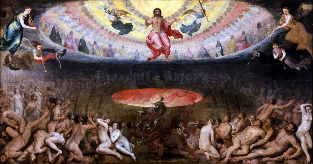 Poslední soud od Hubert Goltzius
