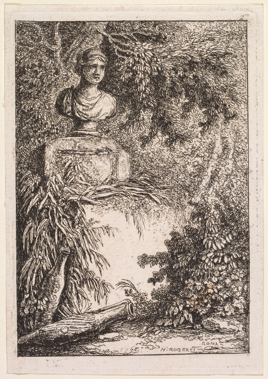 The Evenings of Rome: The Bust od Hubert Robert