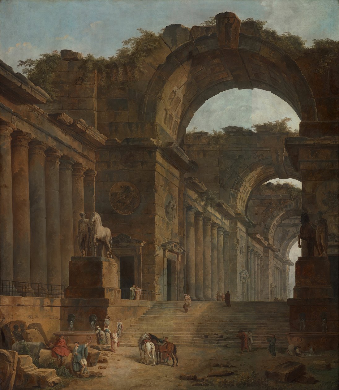 Fontány, 178788. od Hubert Robert