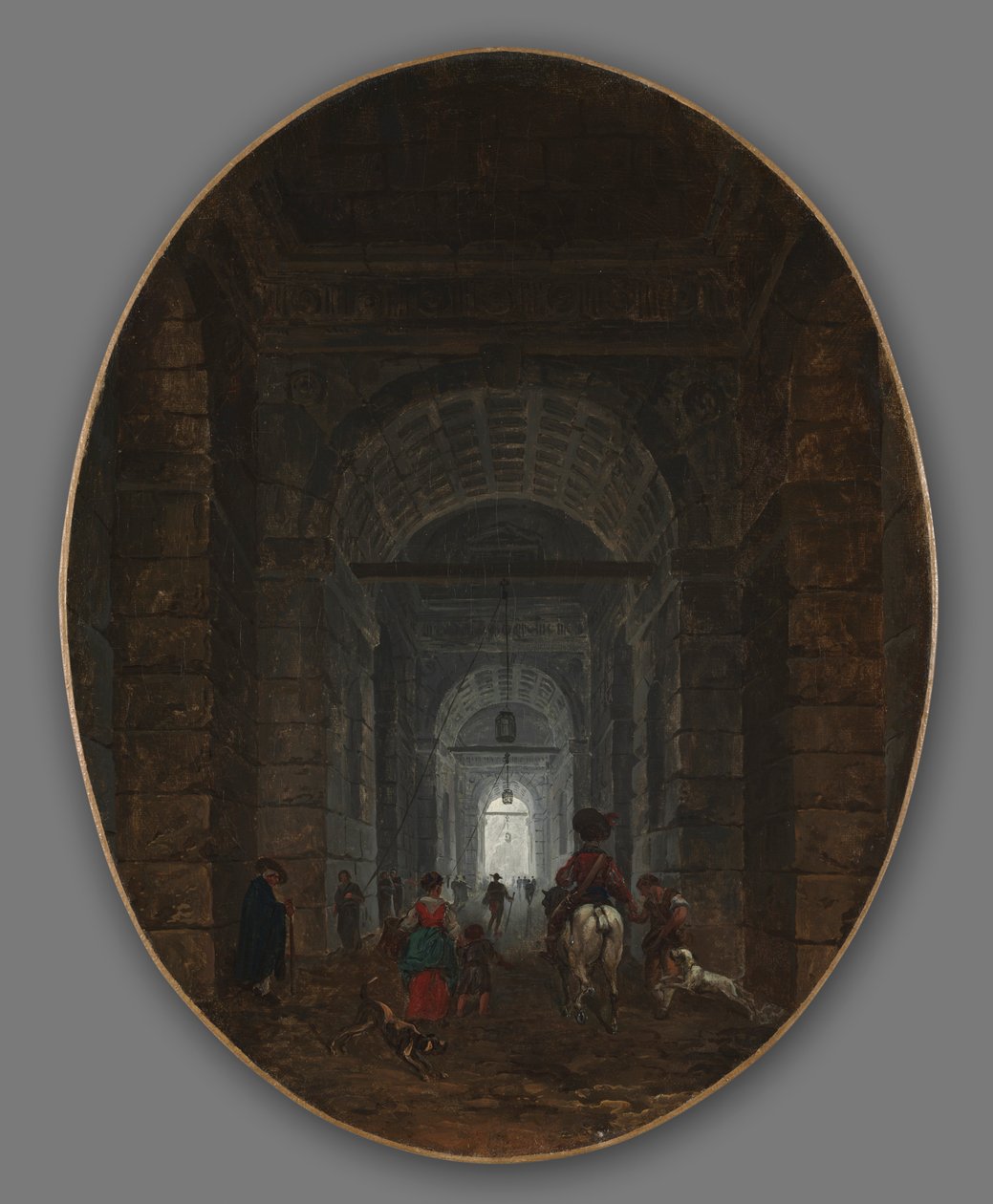 Jeskyně Posillipo, c. 1769. od Hubert Robert