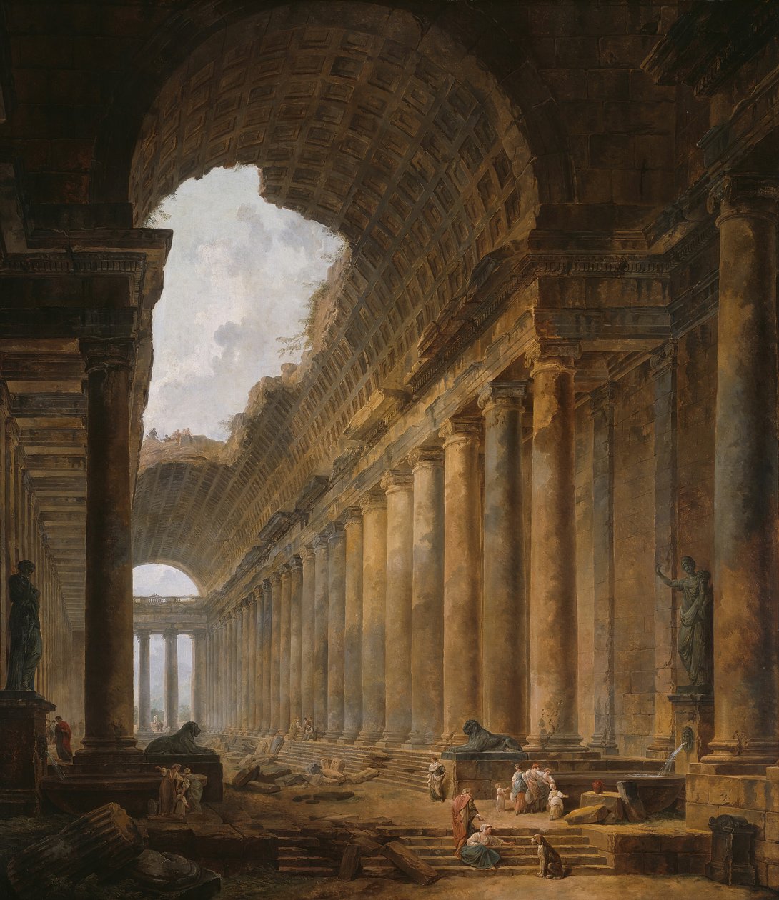 Starý chrám, 178788. od Hubert Robert