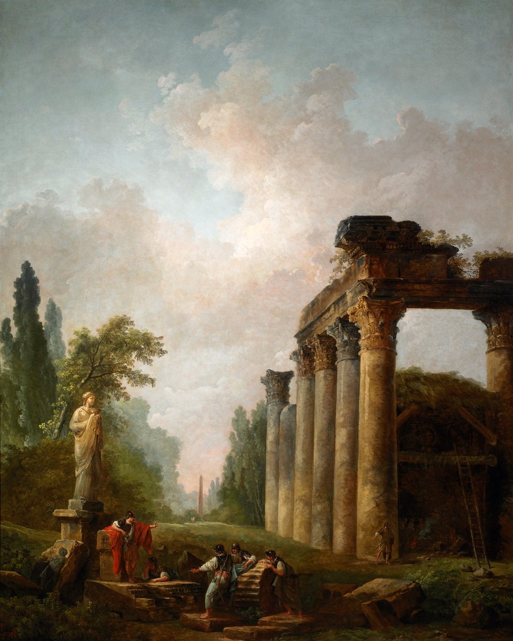 Zřícenina od Hubert Robert